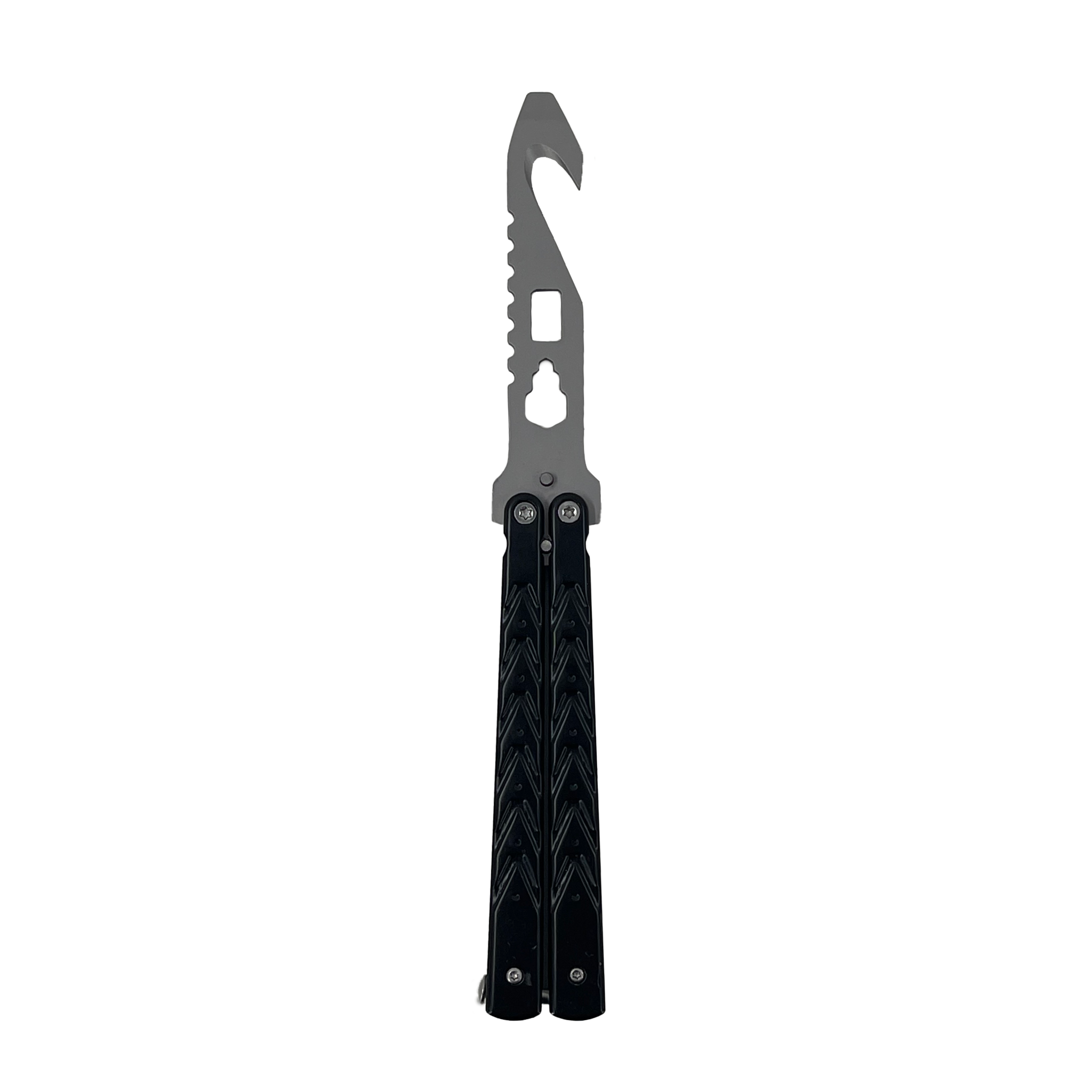 Raven Black Butterfly Style Multitool Blade trainer with Case novelty items - Tophatter Daily Deals